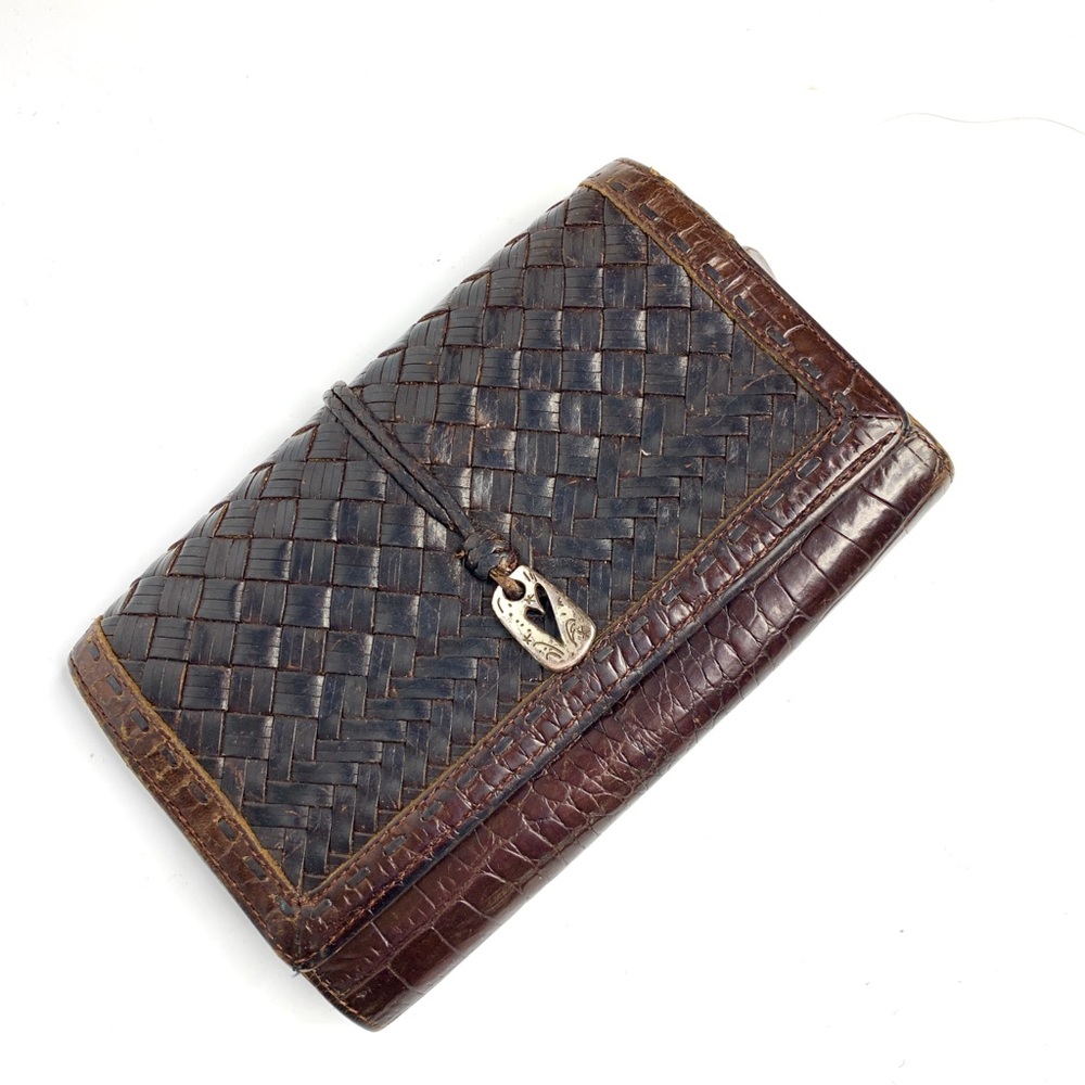 Brighton Heart Wallet. Deep rich burgundy brown.